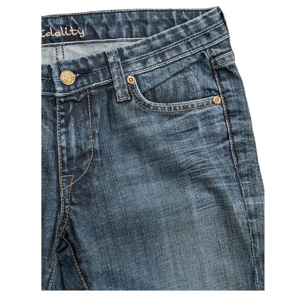 Fidelity Denim by Jason Trotzuk Japan Rose Women's Jeans Size 28/34 NWT - Picture 5 of 10